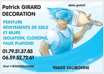 Patrick Girard décoration, Professionnel de la peinture en France